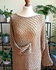 swetry damskie  Sweter Kolczuga Beż S/M/L/XL
