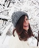 czapki damskie Szara czapka  beanie wełna peruwiańska alpaka