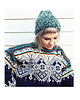 czapki damskie Czapka beanie zieleń handmade  z wełną