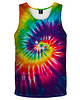 t-shirty męskie DR.CROW Bokserka Męska Tie Dye Blue