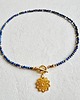 chokery Choker z lapisu lazuli z zawieszką