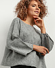 swetry damskie  Luźny sweter z szerokim rękawem, T418, one size