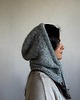 czapki damskie Balaclava szara