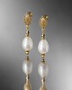 kolczyki pozłacane Kolczyki pozłacane Pearls [white] perły vol. 27 