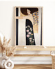 plakaty PLAKAT Gustav Klimt, portret  obraz kobieta kwiaty