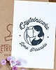 stemple Drewniany stempel Ex Libris Czytelniczka z książką -  zestaw na prezent