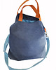 torby XXL Torba hobo XXL - kobalt, pomarańcz, błękit