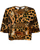 t-shirt damskie DR.CROW T-shirt Krótki CROP Cobra