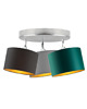plafony Lampa sufitowa do salonu w stylu glamour DAKOTA GOLD