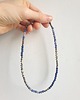 chokery Naszyjnik choker NEO lapis lazuli, jaspis niebieski, dalmatyński, hematyt