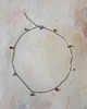 chokery Naszyjnik choker ROOTS łańcuszek jaspis czerwony, jaspis dalmatyński, howlit