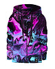 bluzy dla chłopców Bluza Zamek Chłopiec DR.CROW Neon Marble