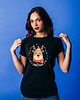 t-shirt damskie Koszulka damska  organiczna Słodki renifer