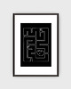 grafiki i ilustracje Plakat Labirynth Black