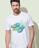 t-shirty męskie Koszulka organiczna z nadrukiem Run