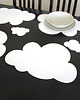 podkładki do kuchni Podkładki pod talerz Chmurki białe, 4szt.