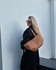 torby na ramię SHOPPER GINA M ciemny camel szewro GOLD