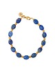 bransoletki z kamieni naturalnych Bransoletka Lapis Lazuli x Hematyt - -złote hematyty - Pozłacana