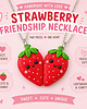 naszyjniki - inne Naszyjnik Przyjaźni Truskawki BFF