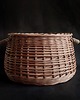 kosze do przechowywania Duży wiklinowy kosz/kosz na drewno