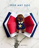 broszki Kolekcja Pop Art Dog  Pudel,  Labradoodle , Pudel Toy 1 szt
