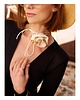 chokery Jedwabny  kremowy choker