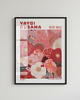 plakaty PLAKAT dekoracyjny , czerwone kwiaty Yayoi Kusama, łąka