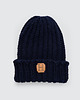 czapki damskie Czapka beanie z wełny merynosa handmade GRANAT