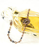 bransoletki wire wrapping Miedziana bransoletka z szafirami
