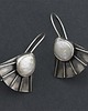 kolczyki wire wrapping z perłami - kolczyki