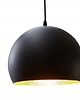 lampy wiszące Lampa wisząca Glow czarna złota metal 30cm
