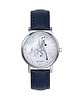zegarki damskie Zegarek  mały - Biały koń biegnący - skórzany, granatowy