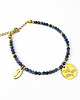 bransoletki z kamieni naturalnych Bransoletka GRUDZIEŃ lapis lazuli, ostrokrzew