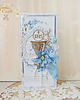 kartki na komunię Kartka komunijna, Pamiątka Komunii, prezent "Lovely Day in Blue 2"GOTOWA