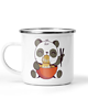kubki Kubek metalowy ramen panda