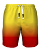 spodnie męskie Shorty Kąpielowe Męskie DR.CROW Ombre Yellow Red