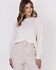swetry damskie  Sweter w sportowym stylu - SWE322 ecru MKM