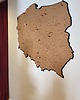 inne Korkowa mapa Polski 1420 x 1320 mm