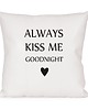 poduszki, poszewki - różne Poszewka na poduszkę - Always kiss me- 40x40 cm