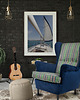fotele Fotel uszak Cambridge we wzory, kolorowy, patchwork, welurowy