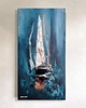 obrazy POMYŚLNE WIATRY  - obraz ręcznie malowany akryl 80x160cm