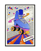 plakaty Plakat Freestyle Pirouette Rollerskate pomarancz