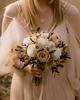 dodatki ślubne Bukiet Ślubny z suszonych kwiatów i wiecznymi różami