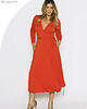 sukienki midi damskie Sukienka Dreamgirl pomarańczowa