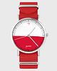 zegarki unisex Zegarek - Polska flaga - czerwony, nylonowy