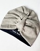 czapki damskie Turban, czapka w kolorze beżowym
