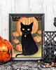 grafiki i ilustracje PLAKAT dekoracja Halloween vintage