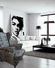 fotele Fotel uszak Zebra we wzory, patchwork, welurowy