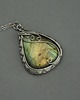 wisiory Wisiorek kolorowy labradoryt wire wrapping
