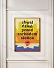 plakaty Plakat "Chwal dzień przed zachodem słońca"